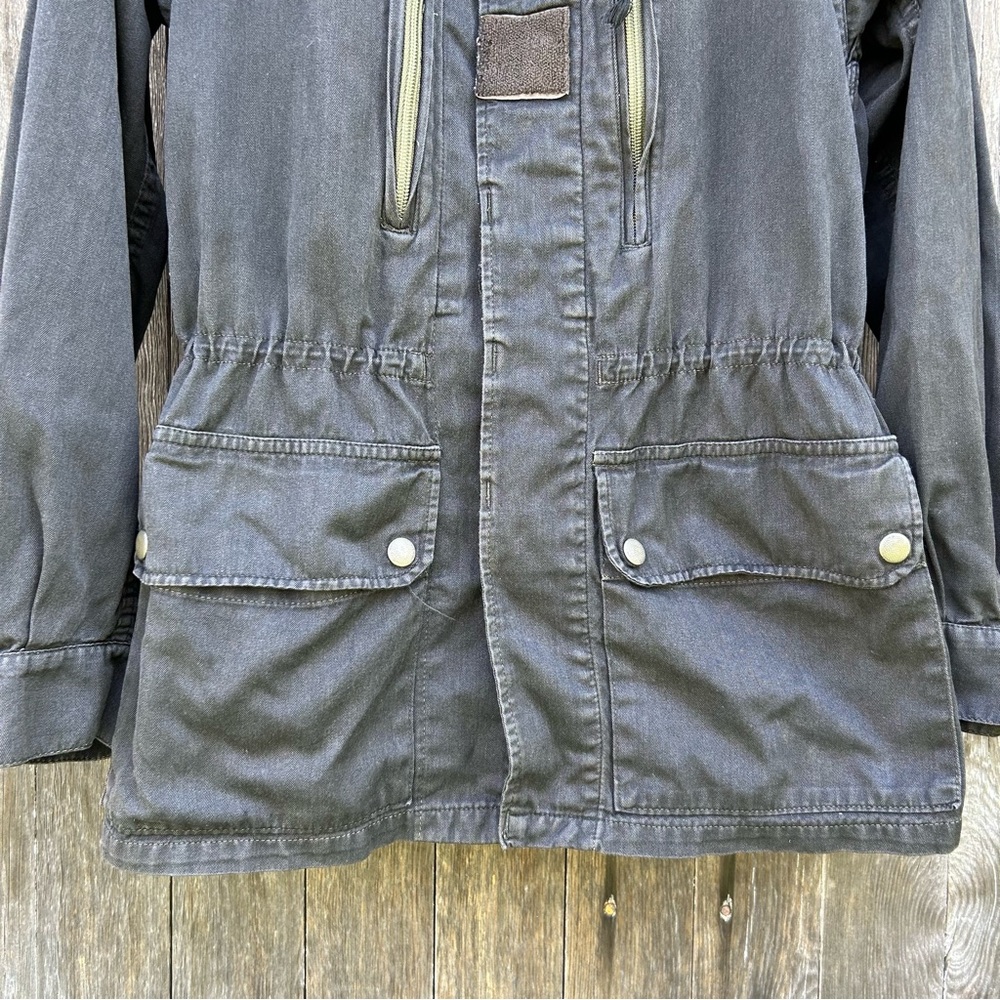 Vintage Black French Military Army Jacket - Picture 4 of 6